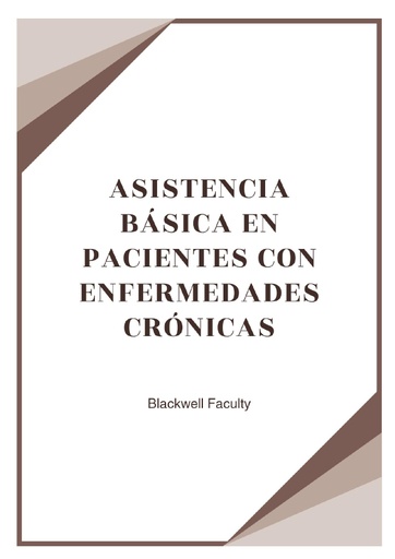 ASISTENCIA BÁSICA EN PACIENTES CON ENFERMEDADES CRÓNICAS