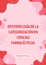 EPISTEMOLOGÍA DE LA CATEGORIZACIÓN EN CIENCIAS FARMACÉUTICAS