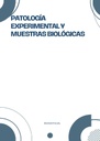 PATOLOGÍA EXPERIMENTAL Y MUESTRAS BIOLÓGICAS