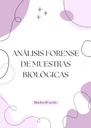 ANÁLISIS FORENSE DE MUESTRAS BIOLÓGICAS