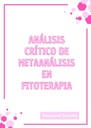 ANÁLISIS CRÍTICO DE METAANÁLISIS EN FITOTERAPIA