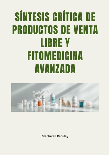 SÍNTESIS CRÍTICA DE PRODUCTOS DE VENTA LIBRE Y FITOMEDICINA AVANZADA