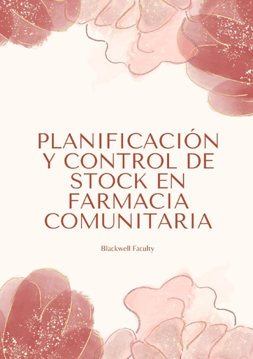 PLANIFICACIÓN Y CONTROL DE STOCK EN FARMACIA COMUNITARIA