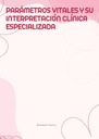 PARÁMETROS VITALES Y SU INTERPRETACIÓN CLÍNICA ESPECIALIZADA