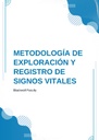 METODOLOGÍA DE EXPLORACIÓN Y REGISTRO DE SIGNOS VITALES