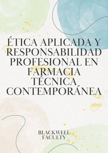 ÉTICA APLICADA Y RESPONSABILIDAD PROFESIONAL EN FARMACIA TÉCNICA CONTEMPORÁNEA