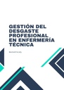 GESTIÓN DEL DESGASTE PROFESIONAL EN ENFERMERÍA TÉCNICA