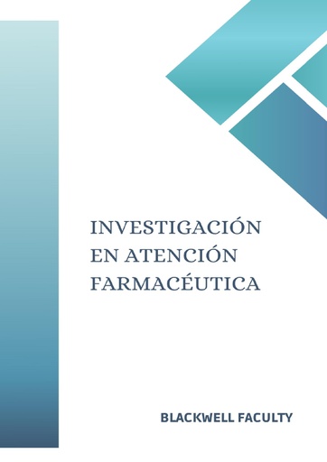 INVESTIGACIÓN EN ATENCIÓN FARMACÉUTICA