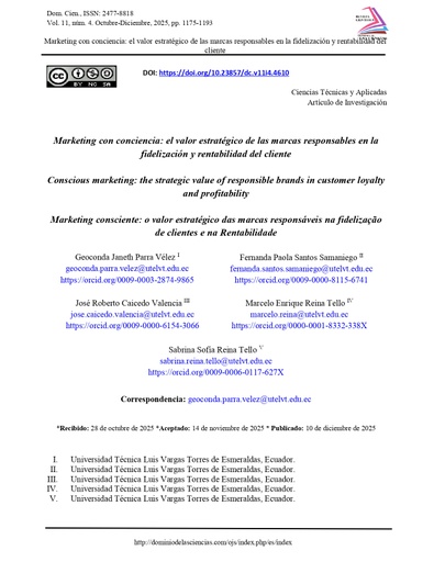 Marketing con conciencia: el valor estratégico de las marcas responsables en la fidelización y rentabilidad del cliente