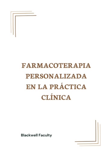 FARMACOTERAPIA PERSONALIZADA EN LA PRÁCTICA CLÍNICA