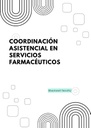 COORDINACIÓN ASISTENCIAL EN SERVICIOS FARMACÉUTICOS