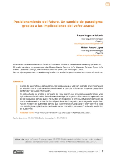 Posicionamiento del futuro. Un cambio de paradigma gracias a las implicaciones del "voice search"
