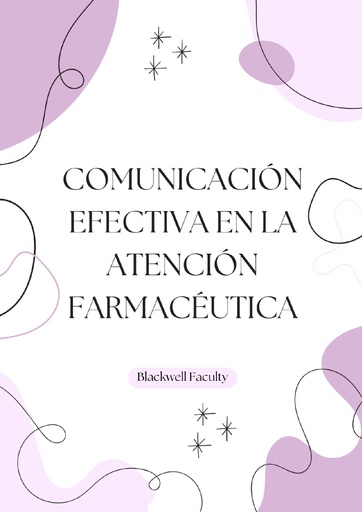 COMUNICACIÓN EFECTIVA EN LA ATENCIÓN FARMACÉUTICA