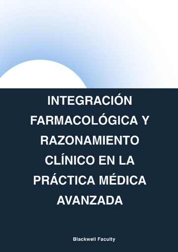INTEGRACIÓN FARMACOLÓGICA Y RAZONAMIENTO CLÍNICO EN LA PRÁCTICA MÉDICA AVANZADA