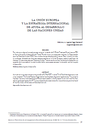 LA UNIÓN EUROPEA Y LA ESTRATEGIA INTERNACIONAL DE AYUDA AL DESARROLLO DE LAS NACIONES UNIDAS