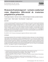 Frontotemporal dementia - behavioral variant as a differential diagnosis of primary psychiatric disorders