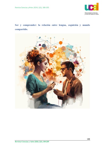 Ser y comprender: la relación entre lengua, cognición y mundo compartido