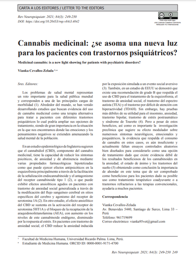 Cannabis medicinal: ¿se asoma una nueva luz para los pacientes con trastornos psiquiátricos?