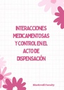 INTERACCIONES MEDICAMENTOSAS Y CONTROL EN EL ACTO DE DISPENSACIÓN