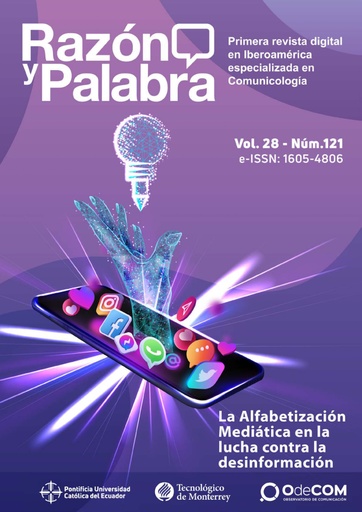 Razon y Palabra Vol. 28 Núm. 121 (2024): La Alfabetización Mediática en la lucha contra la desinformación