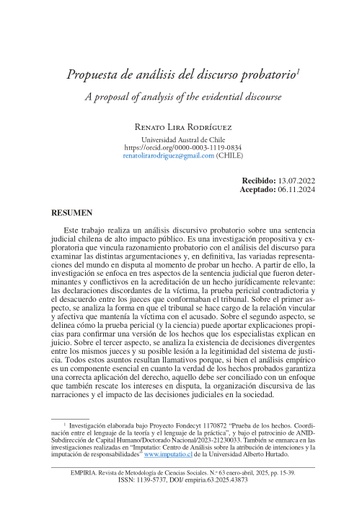 Revista de Investigación de Ciencias Sociales Núm. 63