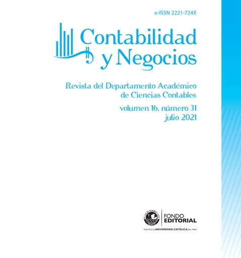 Contabilidad y Negocios Vol. 16 Núm. 31