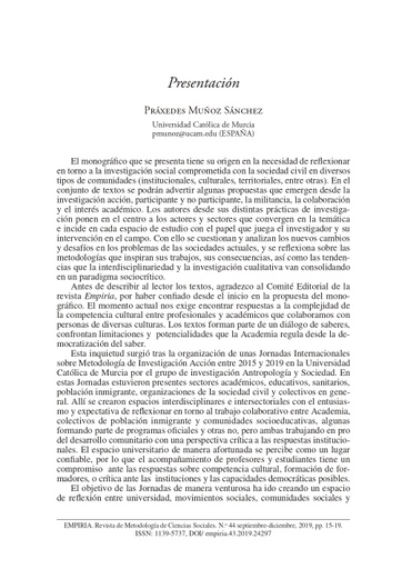Revista de Investigación de Ciencias Sociales Núm. 44