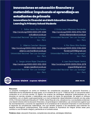 Revista InveCom Vol. 6 Núm. 1