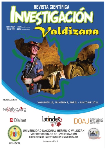 Revista Investigación Valdizana Vol. 15 Núm. 2