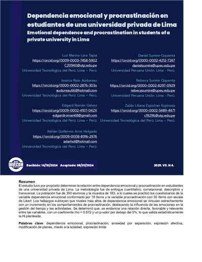 Revista InveCom Vol. 5 Núm. 4