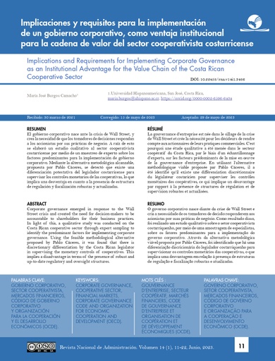 Revista Nacional de Administración Vol. 14 Núm. 1