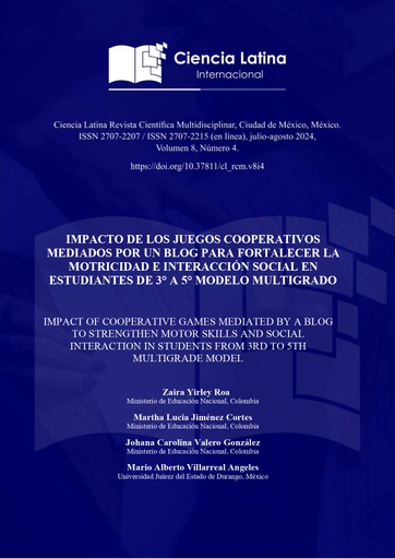 Ciencia Latina Revista Multidisciplinar Vol. 8 Núm. 4