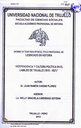 Independencia y cultura politica en el cabildo de trujillo (1815-1821)