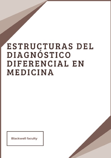 ESTRUCTURAS DEL DIAGNÓSTICO DIFERENCIAL EN MEDICINA