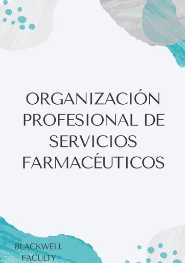 ORGANIZACIÓN PROFESIONAL DE SERVICIOS FARMACÉUTICOS