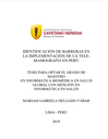 Identificación de barreras en la implementación de la telemamografía en Perú