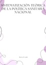 SISTEMATIZACIÓN TEÓRICA DE LA POLÍTICA SANITARIA NACIONAL
