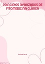 PRINCIPIOS AVANZADOS DE FITOMEDICINA CLÍNICA