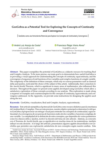 Revista Digital Matemática, Educación e Internet Vol. 25 No. 2