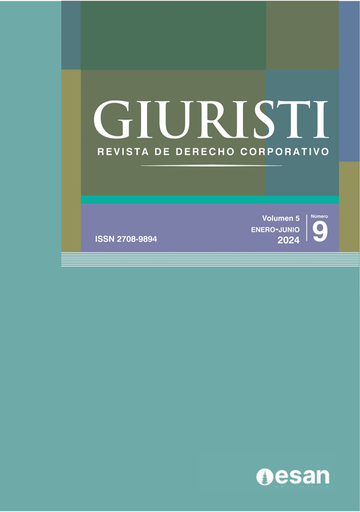 Giuristi: Revista de Derecho Corporativo Vol. 5 Núm. 9