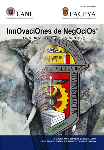 Revista InnOvaciOnes de NegOciOs Vol. 22 Núm. 44