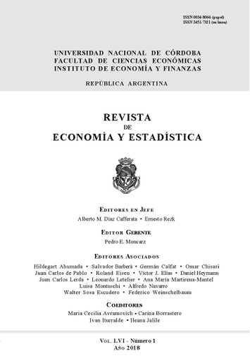 Revista de Economía y Estadística Vol. 56 Núm. 1