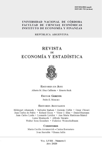 Revista de Economía y Estadística Vol. 58 Núm. 1