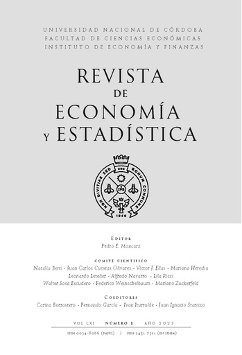 Revista de Economía y Estadística Vol. 61 Núm. 1
