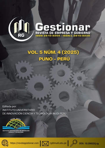 Gestionar: revista de empresa y gobierno Vol. 5 Núm. 4