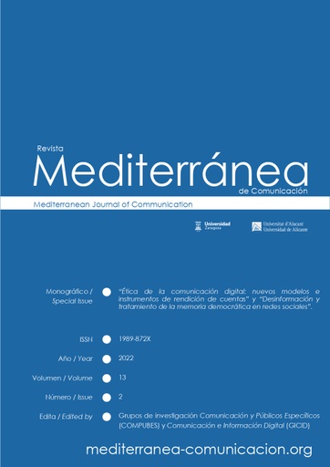 Revista Mediterránea de Comunicación Vol. 13 Núm. 2