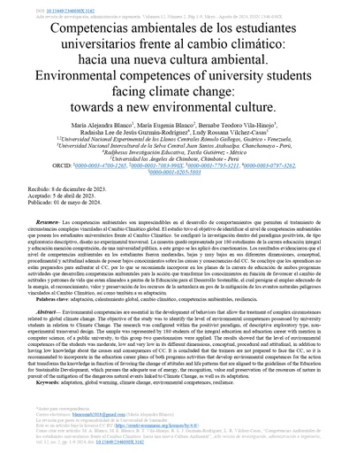 AiBi Revista de Investigación, Administración e Ingeniería Vol. 12 Núm. 2