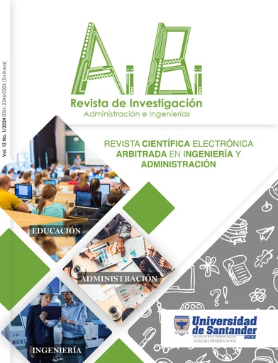 AiBi Revista de Investigación, Administración e Ingeniería Vol. 12 Núm. 1