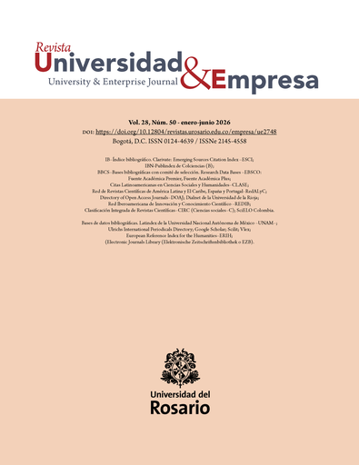 Revista Universidad y Empresa Vol. 28 Núm. 50
