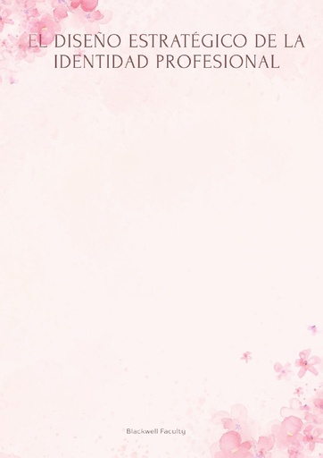 EL DISEÑO ESTRATÉGICO DE LA IDENTIDAD PROFESIONAL